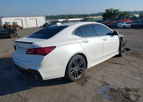 2019 Acura Tlx Tech A-Spec Pkgs из США, поврежденный, VIN 19UUB3F67KA002836